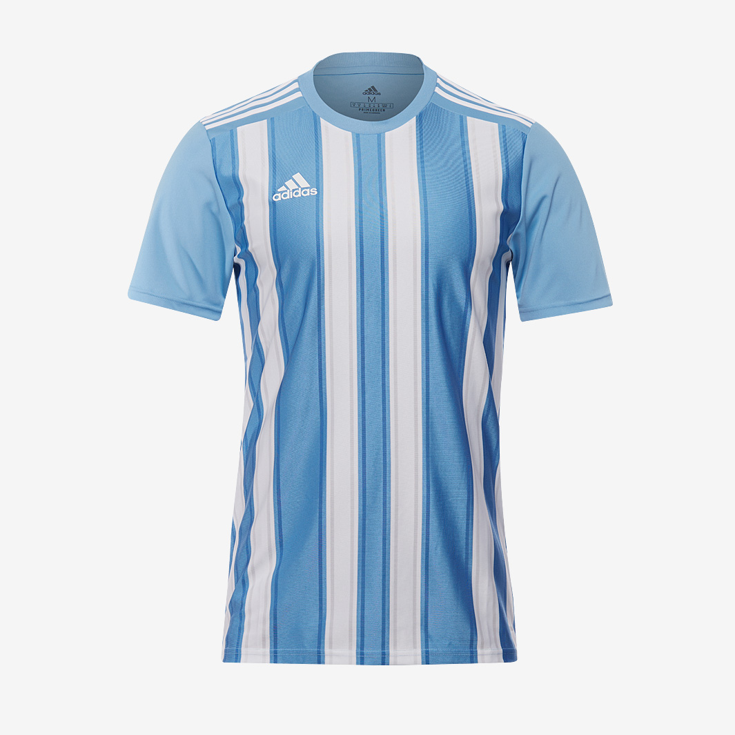 Adidas Junior Striped 21 Ss Jersey Blue