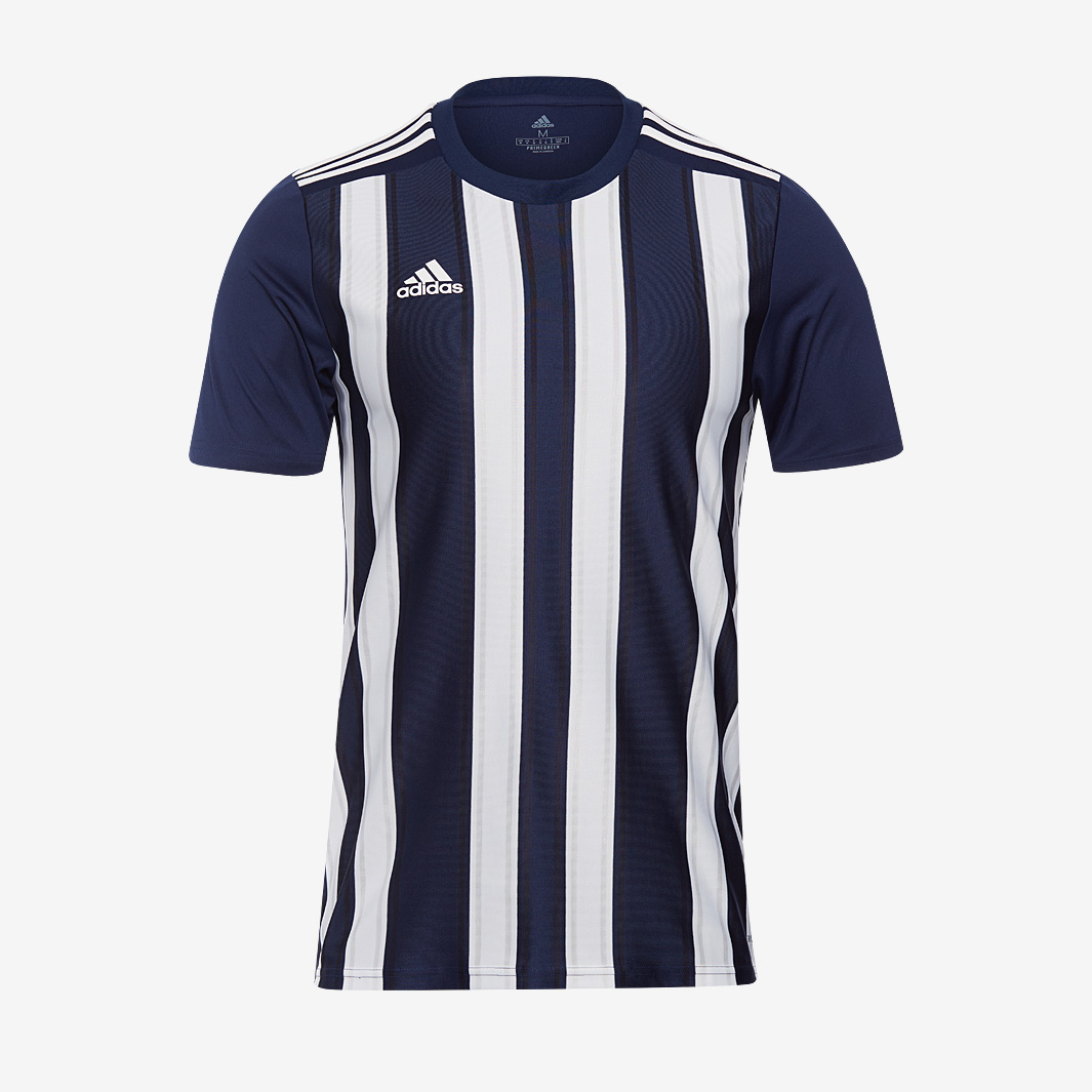 Adidas Junior Striped 21 Ss Jersey Navy