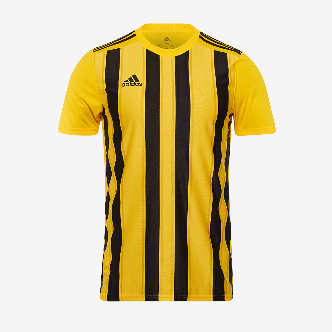 Adidas Striped 21 Ss Shirt Yellow