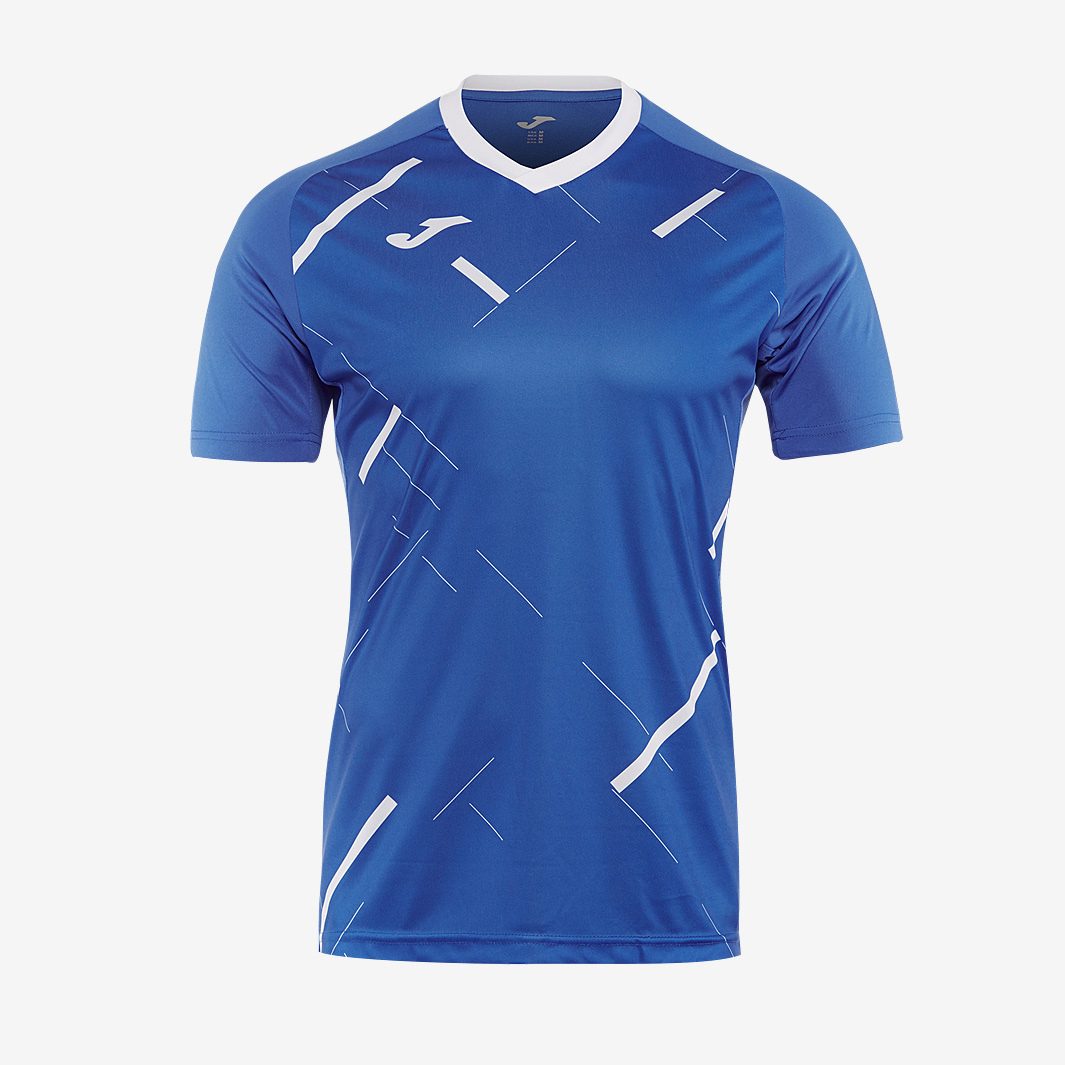 Joma Tiger Iii Ss Shirt Blue