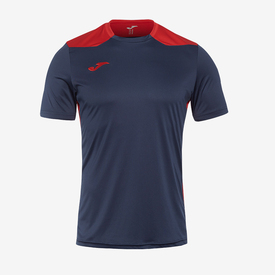 Joma Junior Championship Vi Ss Jersey Blue