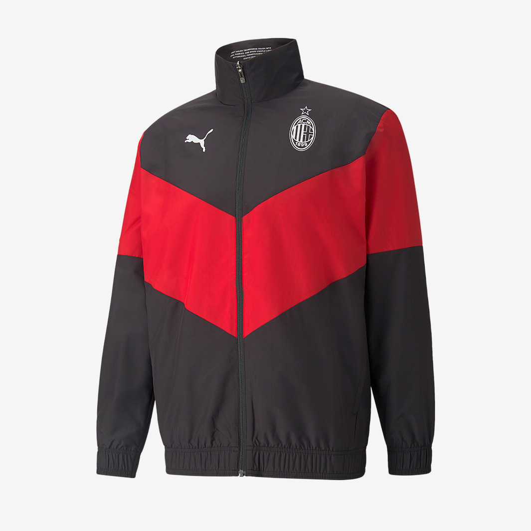 Puma Ac Milan 21 22 Pre Match Jacket Black