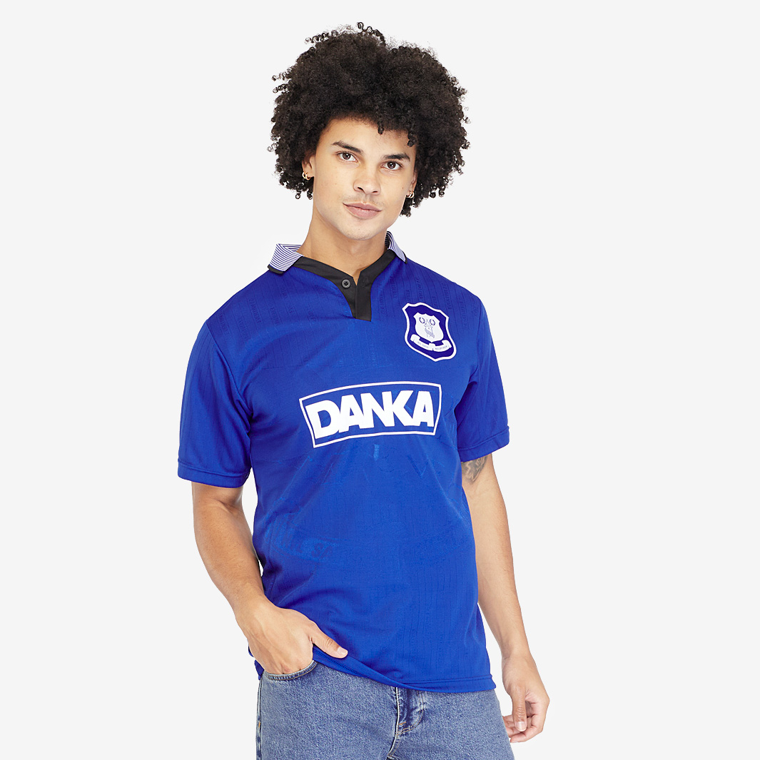 Score Draw Everton 1996 Shirt Blue