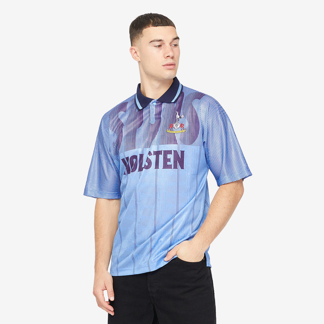 Score Draw Tottenham Hotspur 1992 Third Shirt Blue