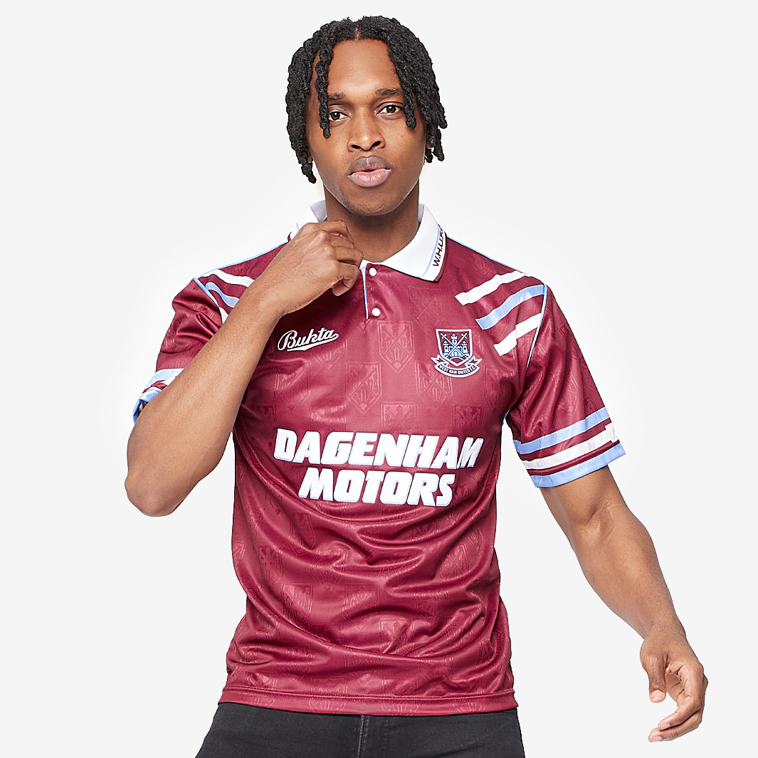 Score Draw West Ham United 1992 Bukta Shirt Brown