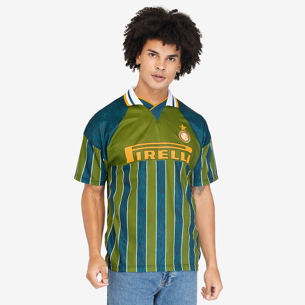 Score Draw Inter Milan 1996 Fourth Shirt Green
