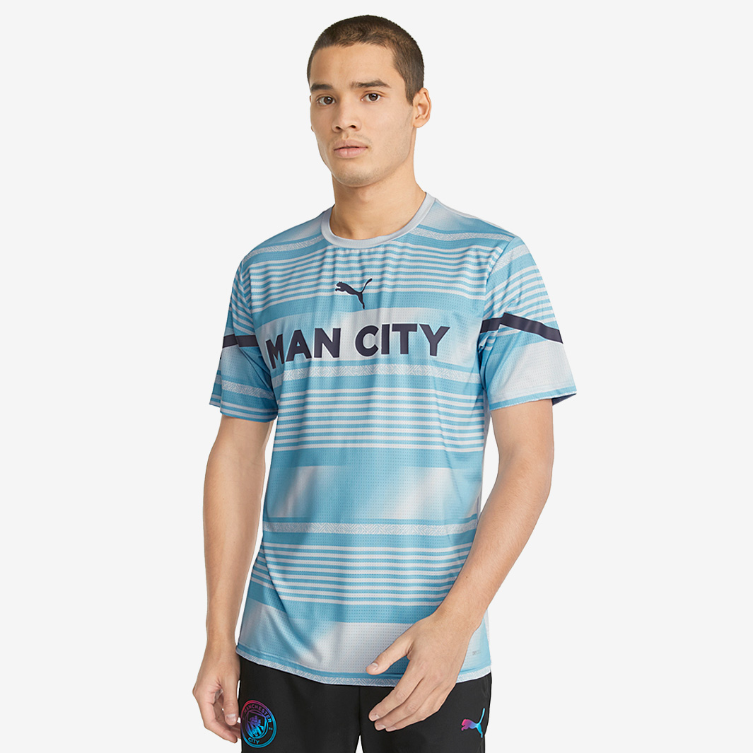Puma Manchester City 21 22 Pre Match Shirt Navy