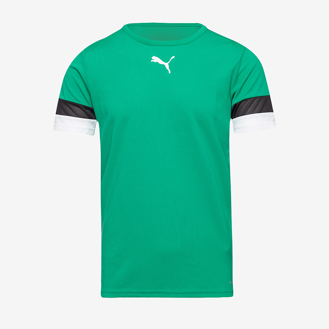 Puma Junior Teamrise Ss Shirt Green