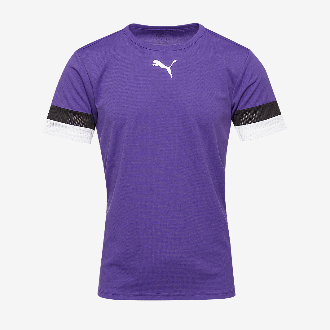 Puma Junior Teamrise Ss Shirt Purple