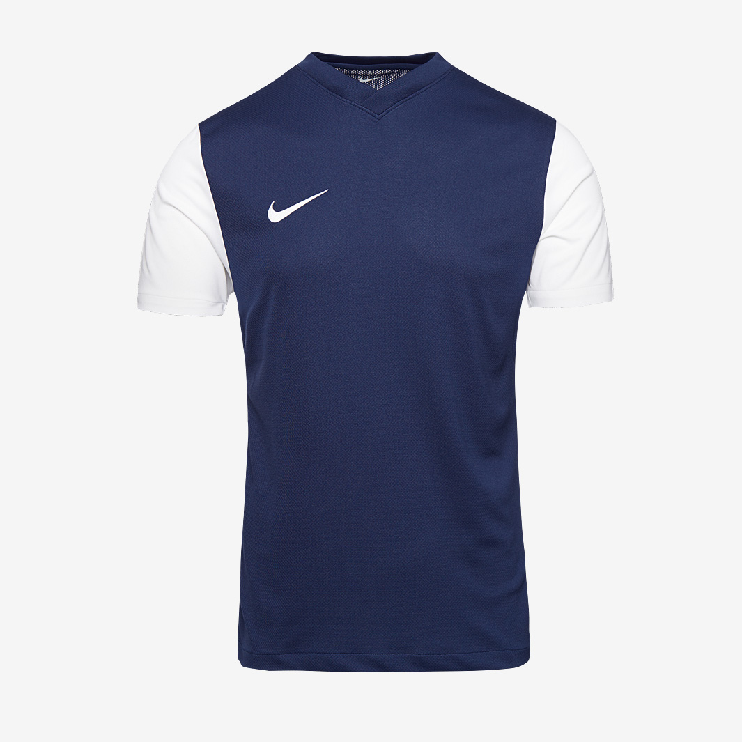 Nike Junior Tiempo Premier Ii Ss Shirt Navy