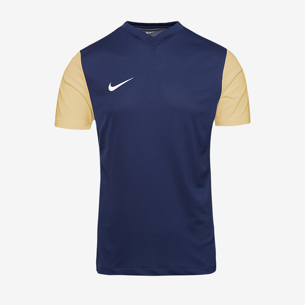 Nike Junior Tiempo Premier Ii Ss Shirt Navy