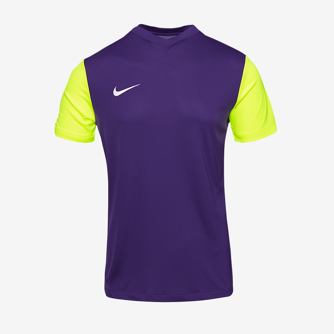 purple nike football shirt