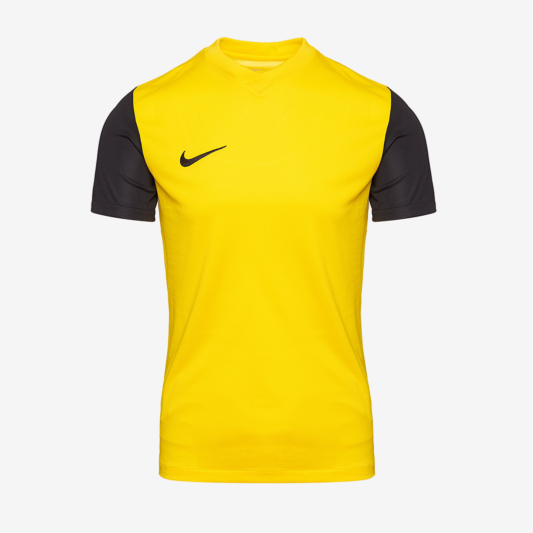 Nike Junior Tiempo Premier Ii Ss Shirt Yellow
