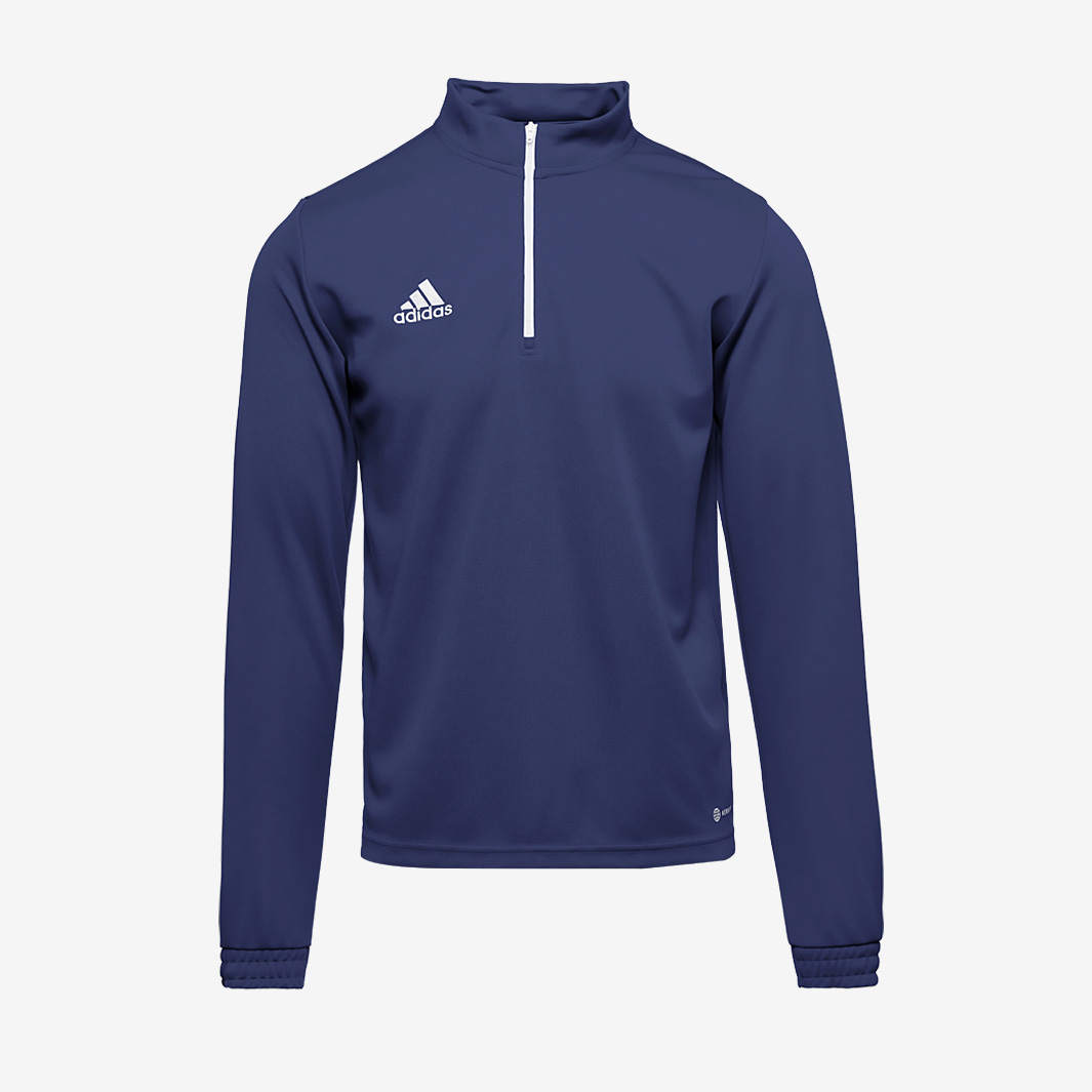 Adidas Entrada 22 1 4 Zip Training Top Navy Men's Medium