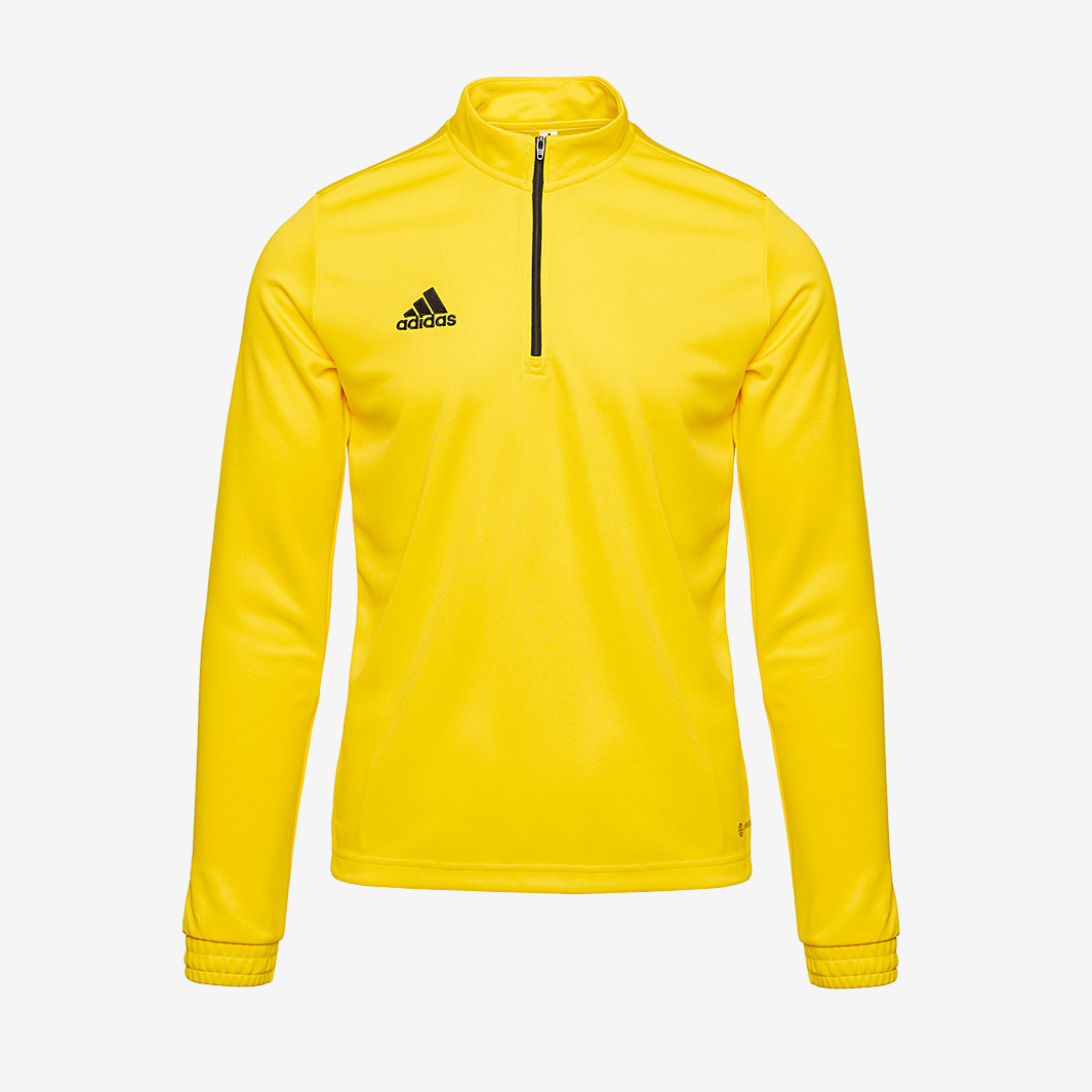 Adidas Entrada 22 1 4 Zip Training Top Yellow