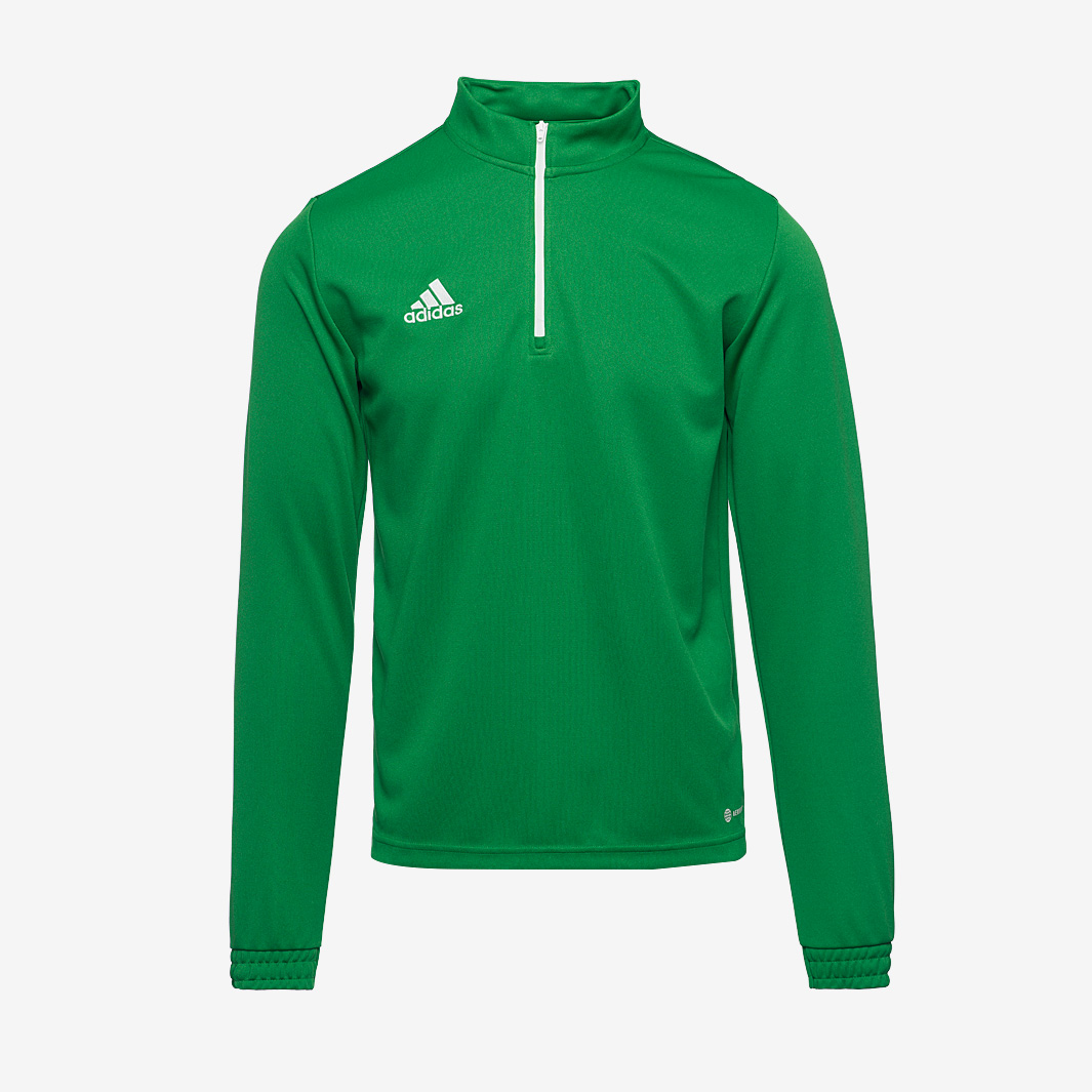 Adidas Entrada 22 1 4 Zip Training Top Green Men's Extra Small