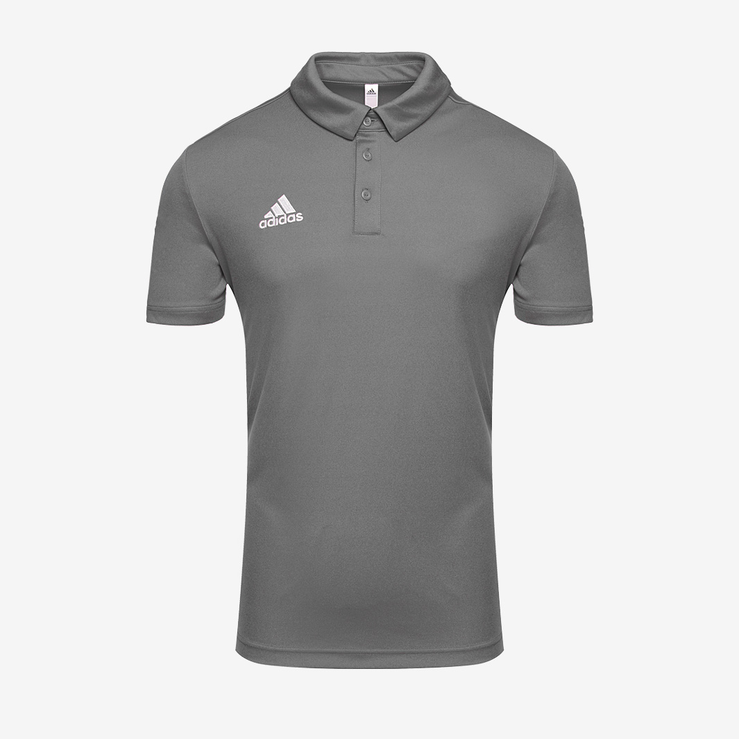 Adidas Entrada 22 Ss Polo Grey Men's Extra Small
