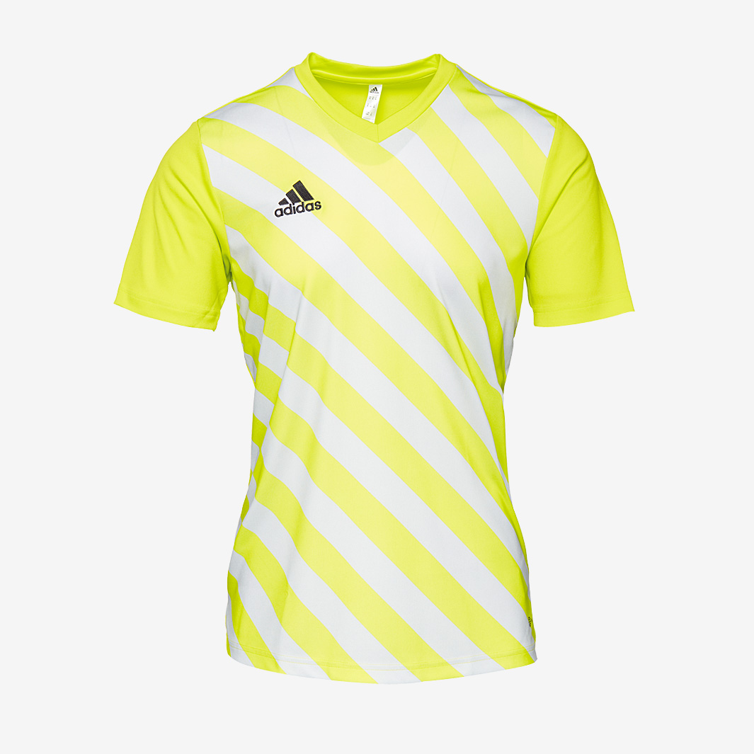 Adidas Entrada 22 Gfx Ss Shirt Yellow