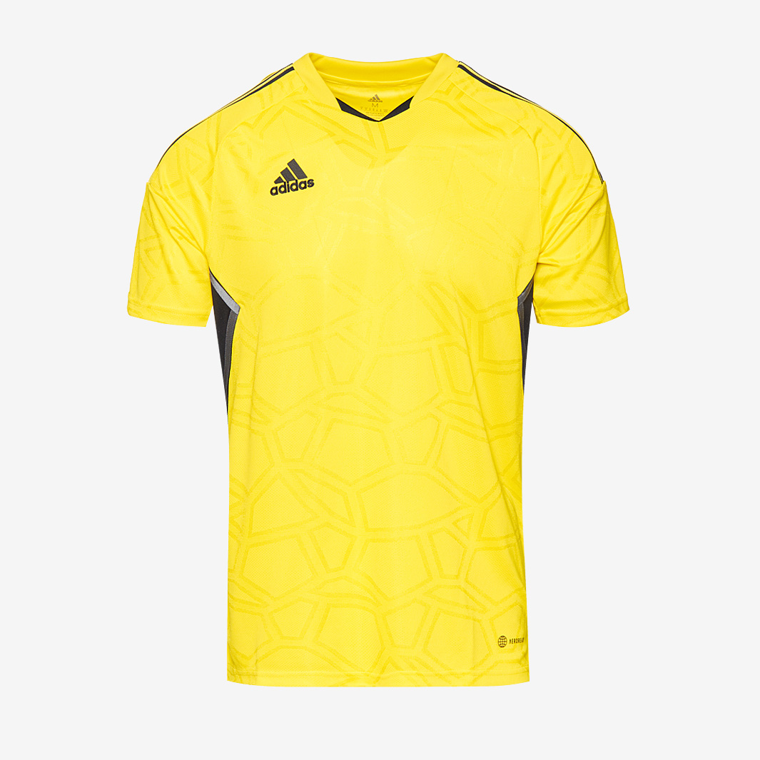 Adidas Junior Condivo 22 Ss Matchday Shirt Yellow