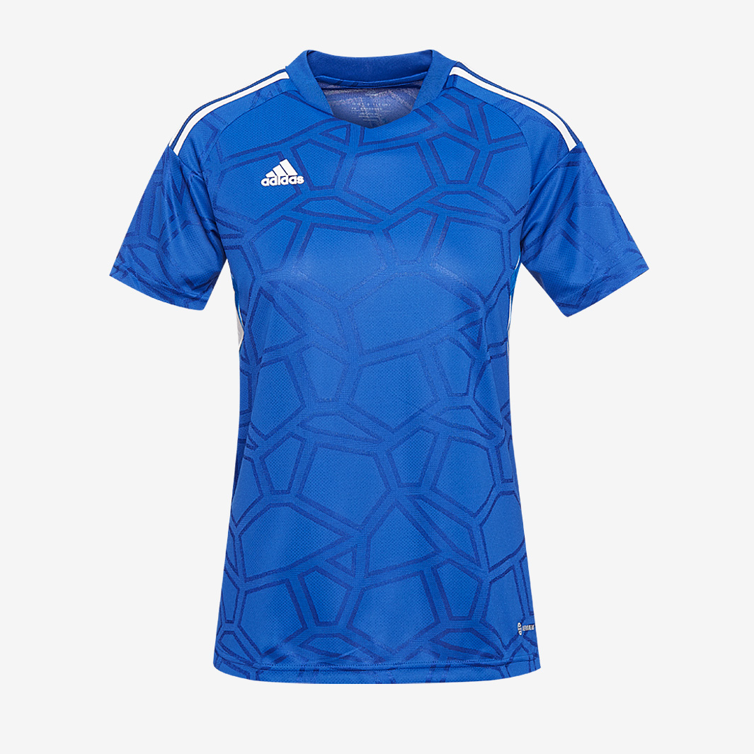 Adidas Womens Condivo 22 Ss Matchday Shirt Blue