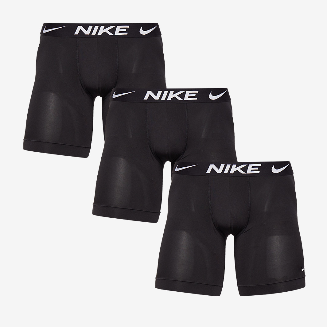 Nike Boxer Brief Long 3 Pack Black Men's Large
