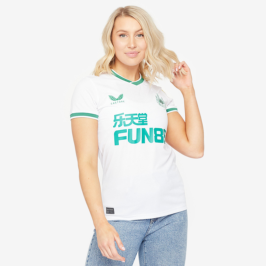 Castore Newcastle United 22 23 Womens Third Shirt White
