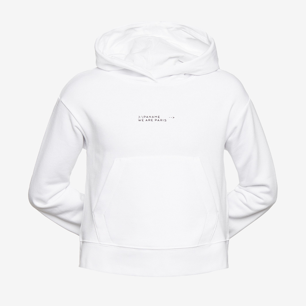 Jordan X Psg Older Girls Pullover Hoodie 8 15Y White