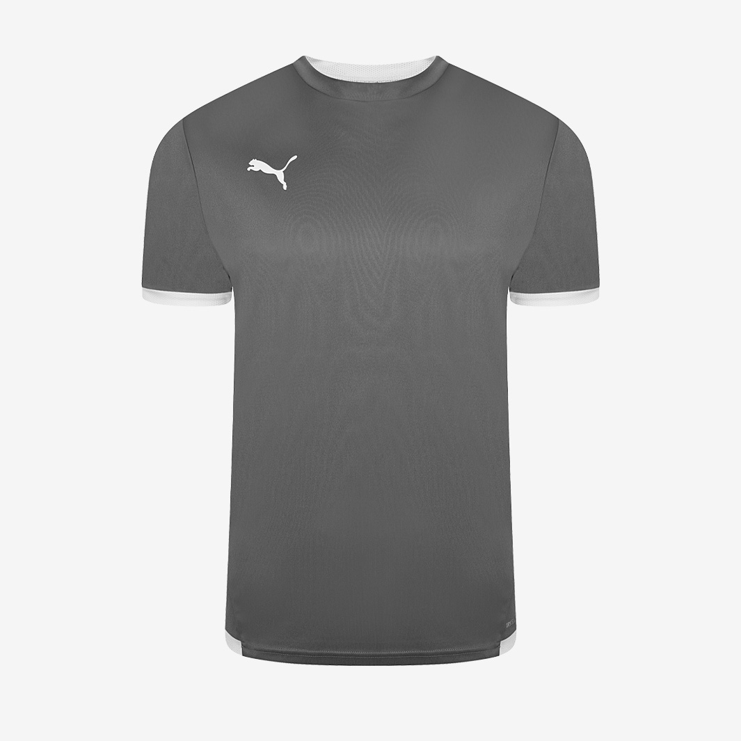 Puma Junior Teamliga Ss Shirt Grey