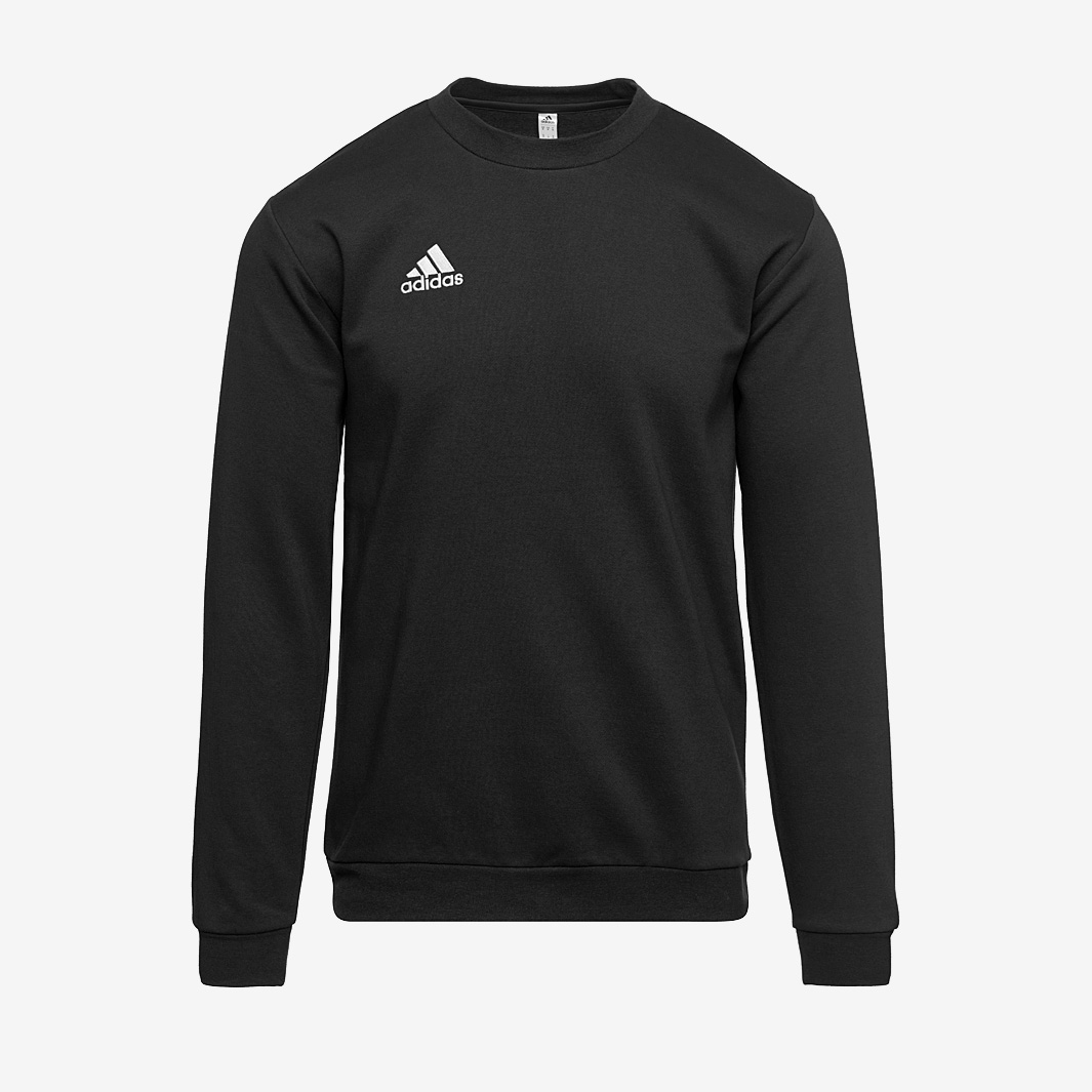 Adidas Junior Entrada 22 Sweatshirt Black  Kids Size 9-10 Years