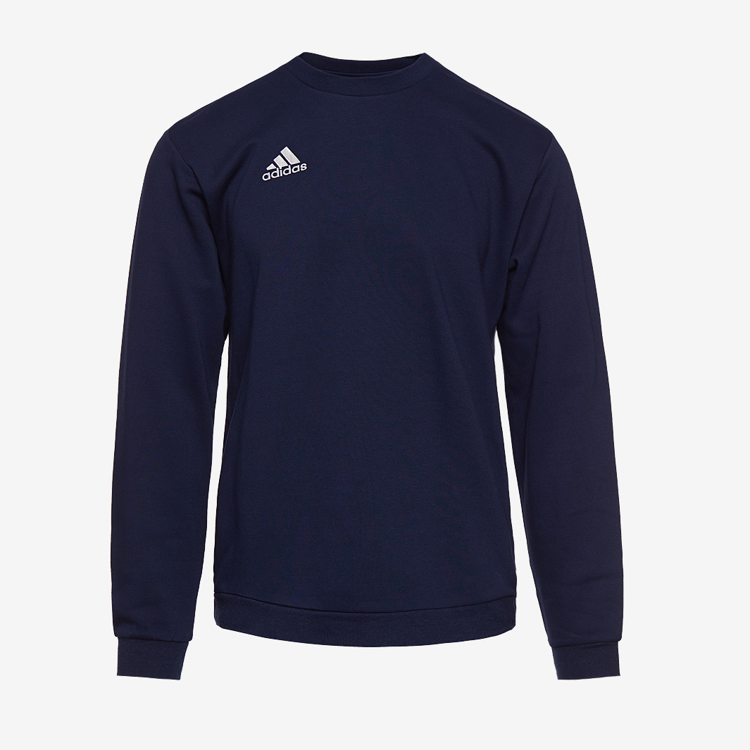 Adidas Junior Entrada 22 Sweatshirt Navy  Kids Size 9-10 Years
