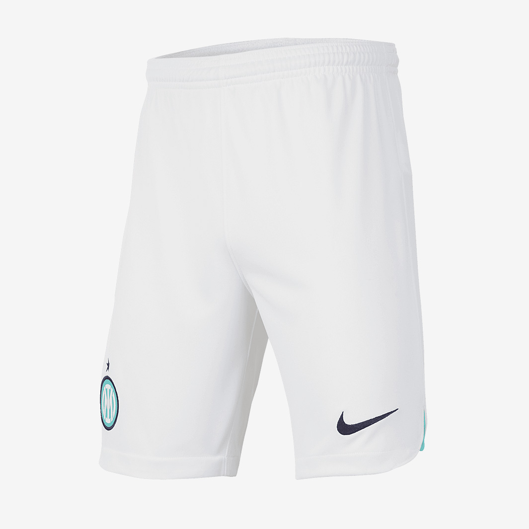 Nike Inter Milan 22 23 Kids Dri Fit Stadium Away Short White