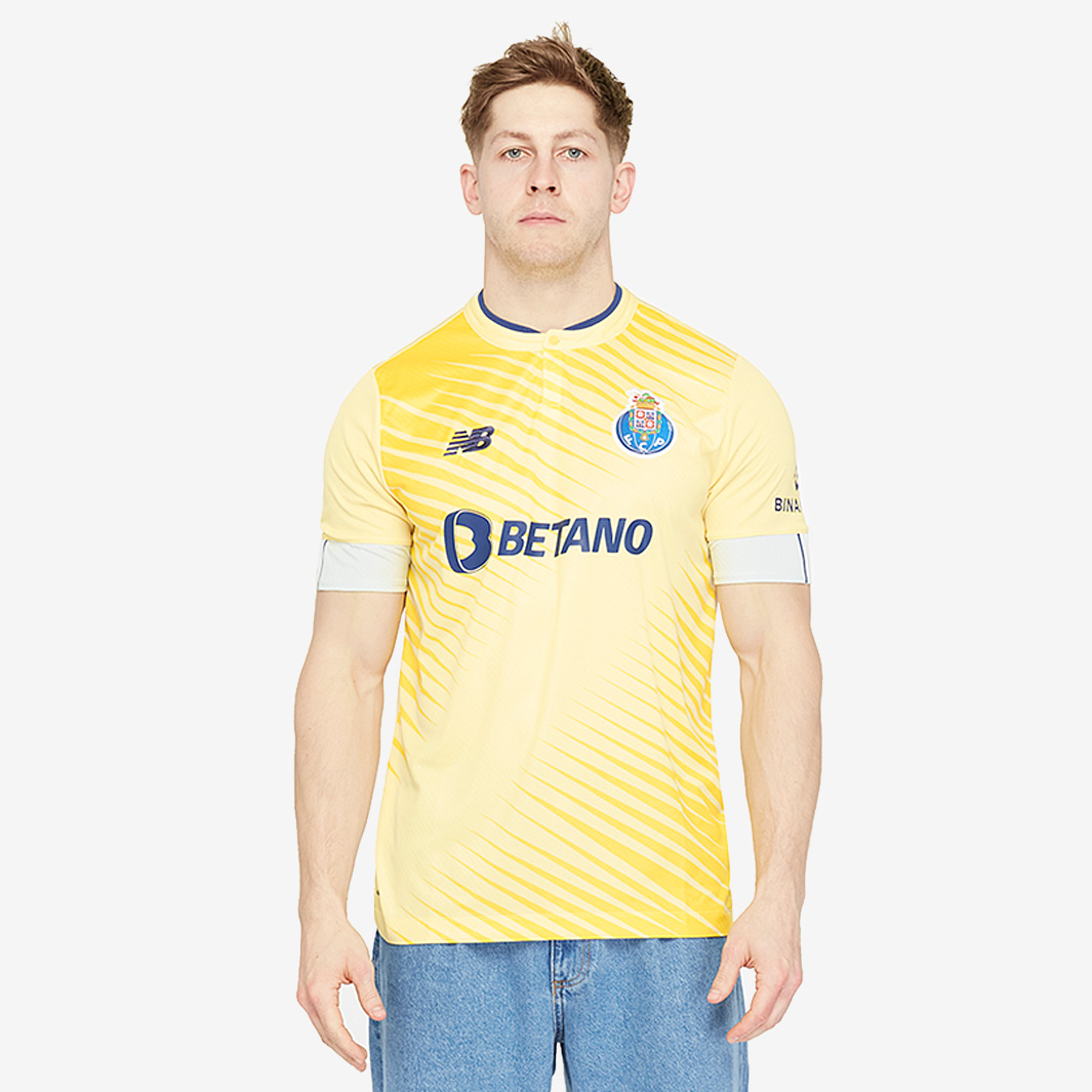 New Balance Fc Porto Ss Away Shirt Yellow