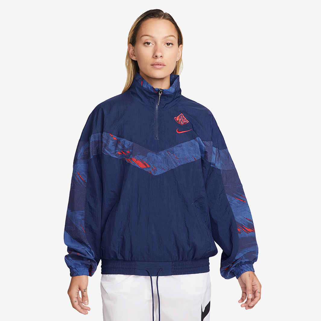 Nike England 2023 Womens Nsw Woven Jacket Blue