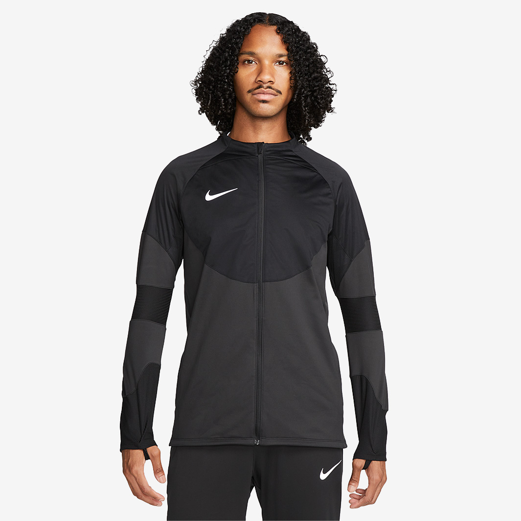 Nike Strike Ls Full Zip Drill Top Black