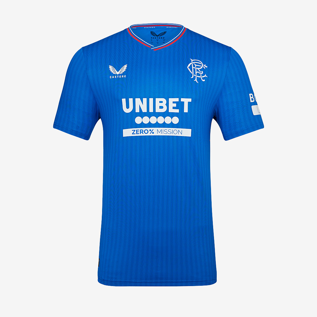 Castore Rangers 23 24 Pro Ss Home Shirt Blue