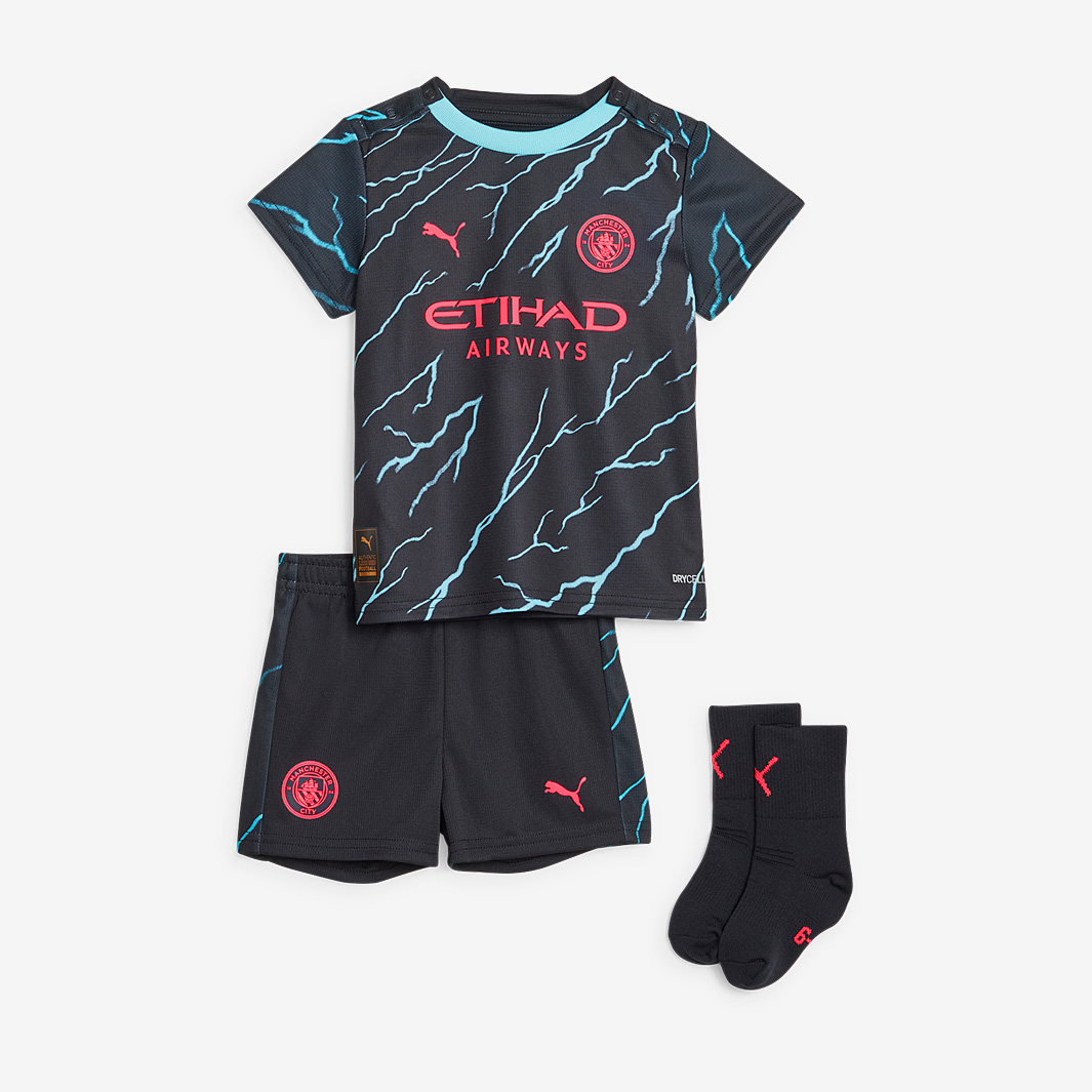 Puma Manchester City 23 24 Infants Third Kit Navy