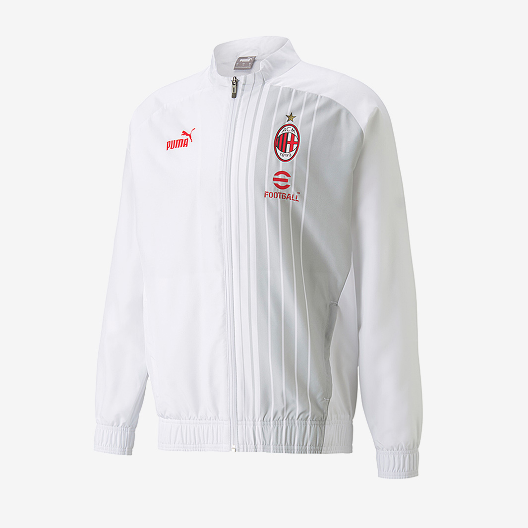 Puma Ac Milan 22 23 Pre Match Jacket White