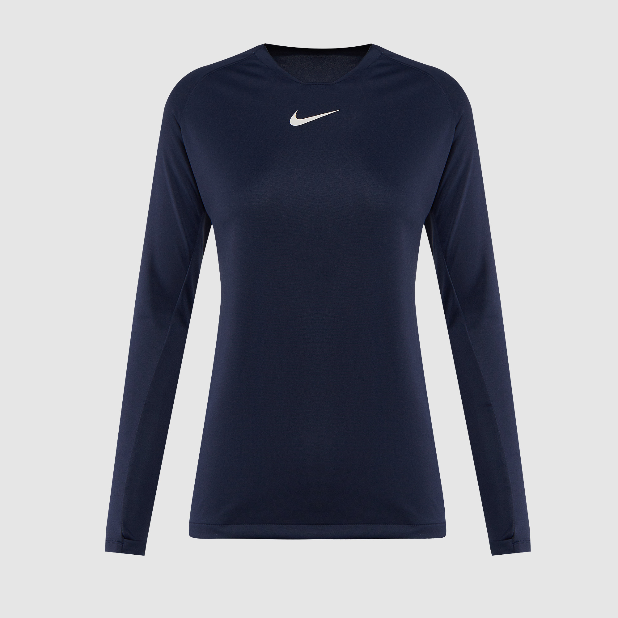 Nike Womens Park 1St Layer Ls Shirt Blue