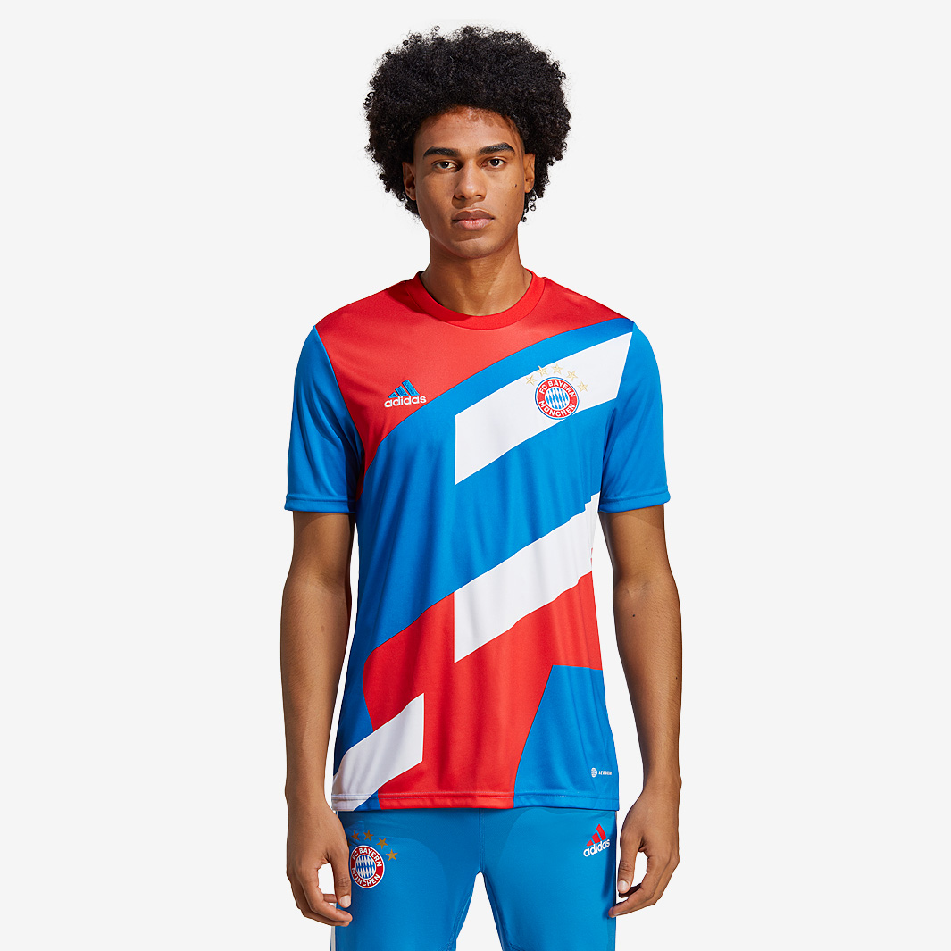 Adidas Fc Bayern Munich 22 23 Pre Match Shirt Red