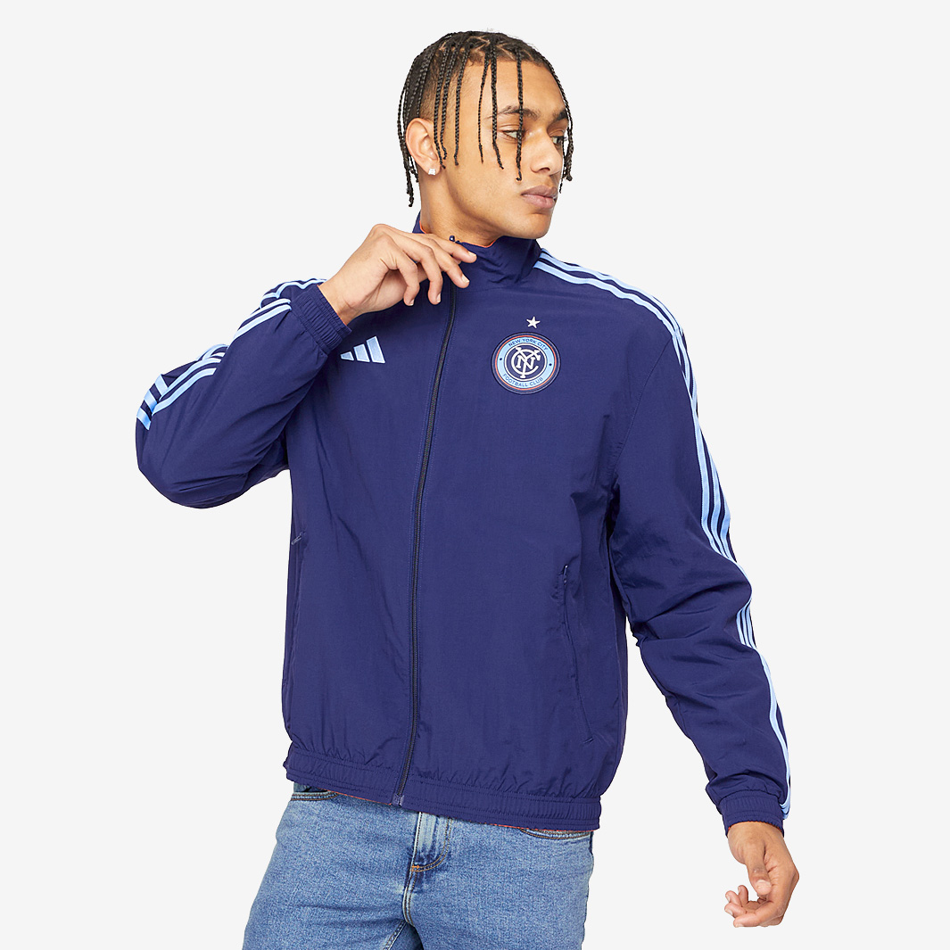 Adidas New York City Fc 2023 Anthem Jacket Grey