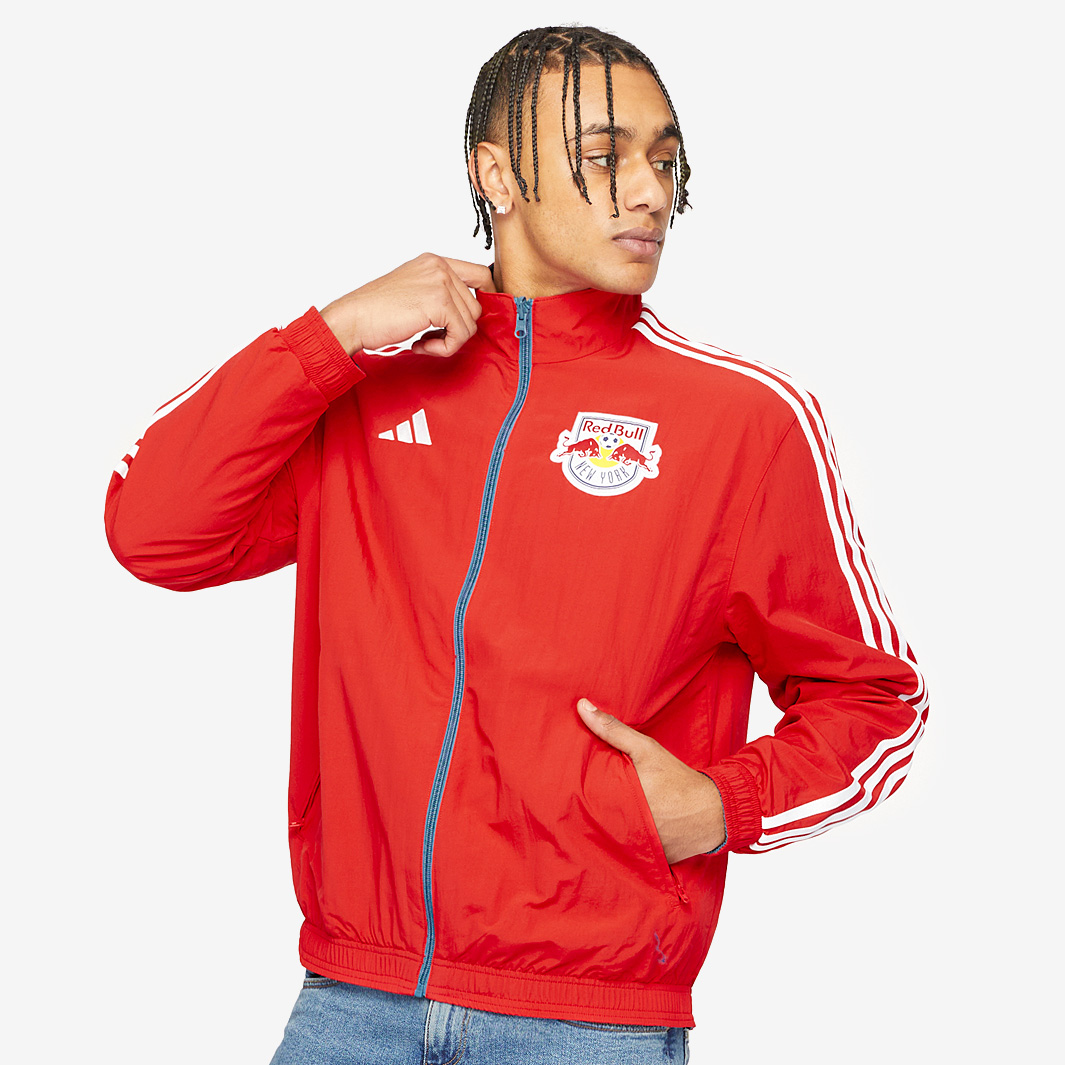 Adidas Bull New York 2023 Anthem Jacket Red