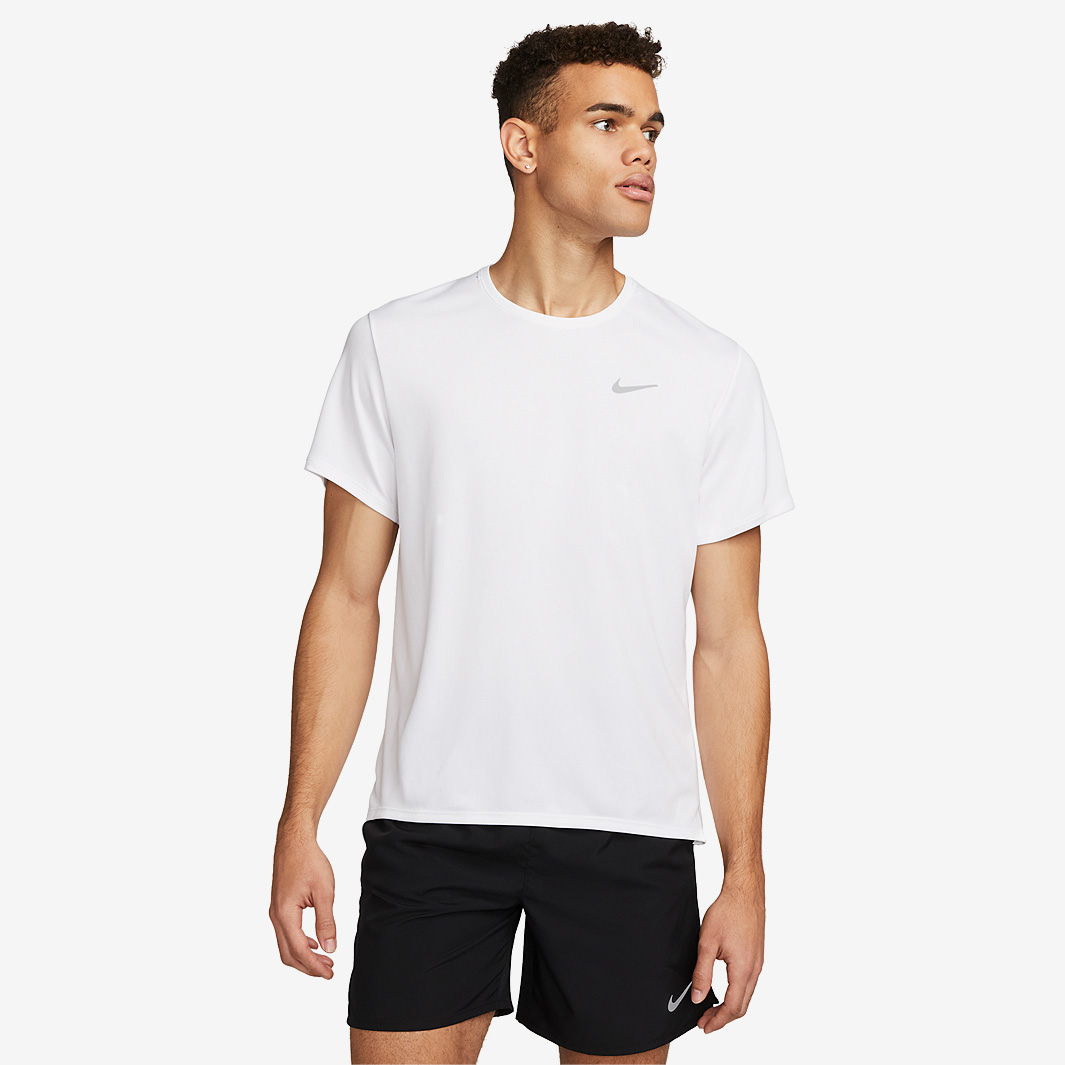 Nike Dri Fit Uv Miler T Shirt White