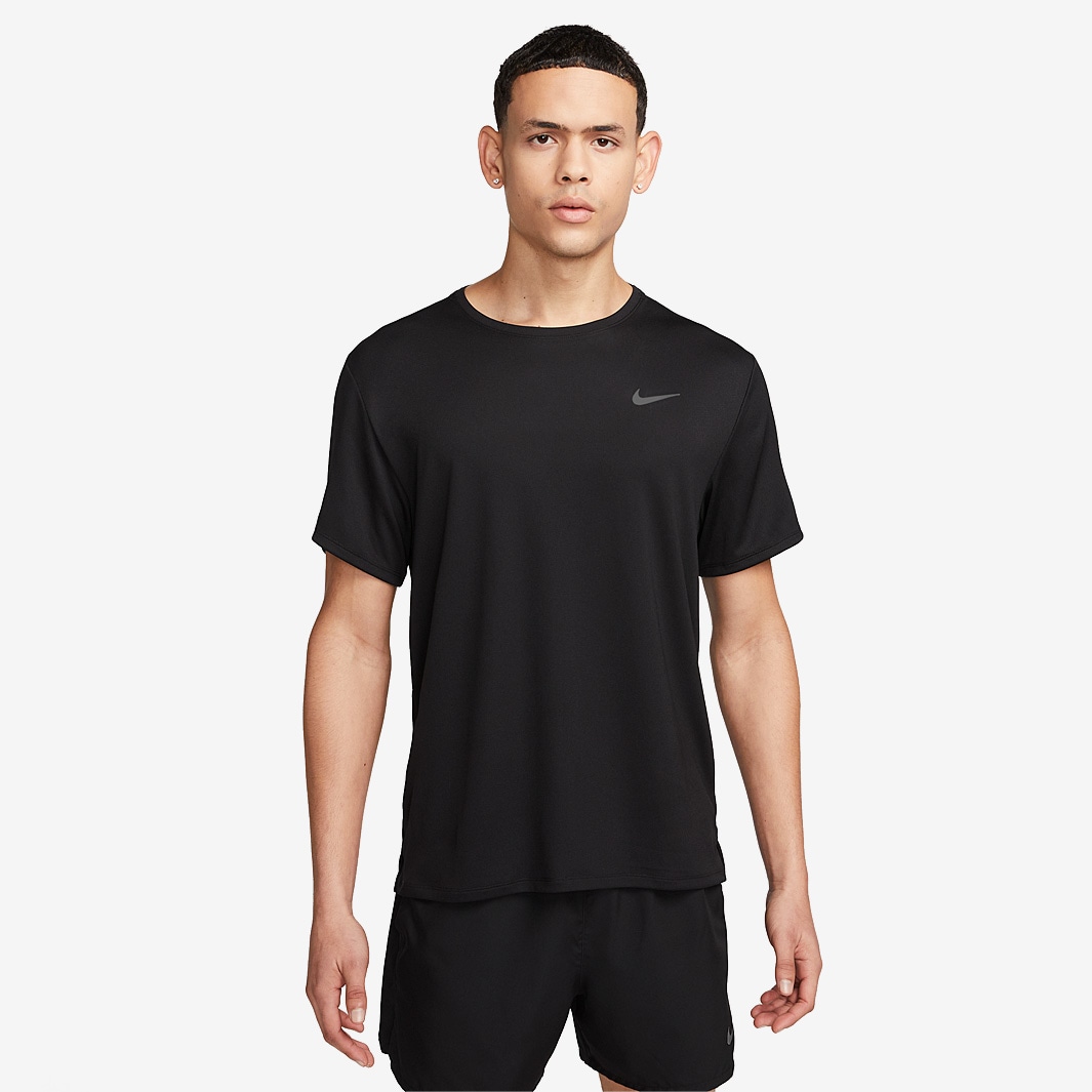 Nike Dri Fit Uv Miler T Shirt Black