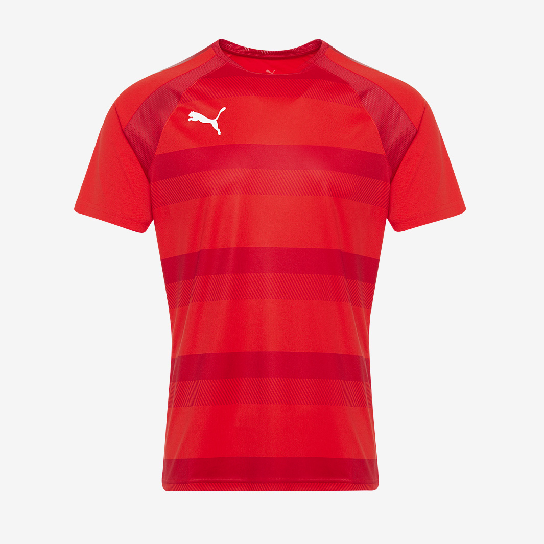 Puma Teamvision Ss Shirt Red Men's Medium