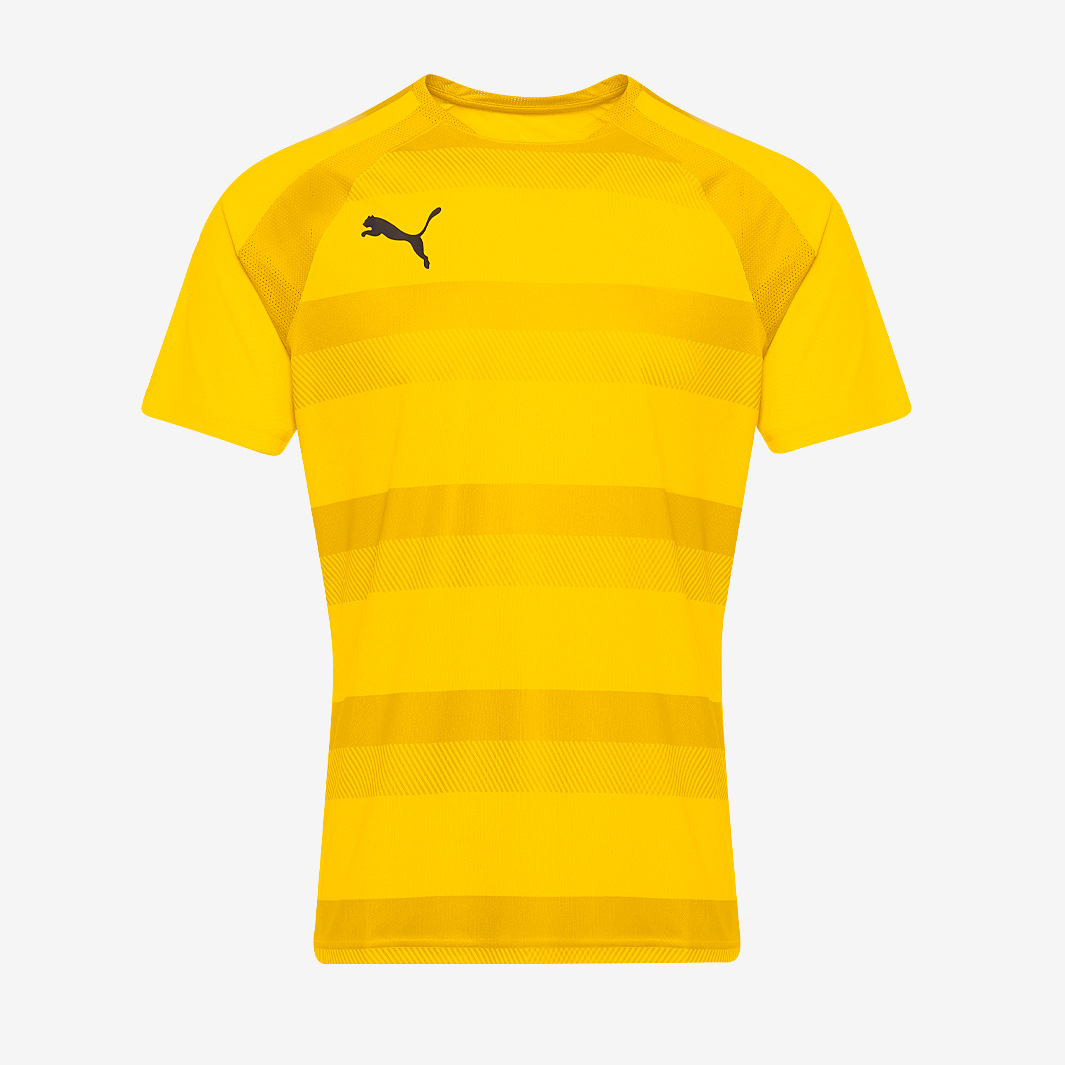 Puma Junior Teamliga Vision Ss Shirt Yellow