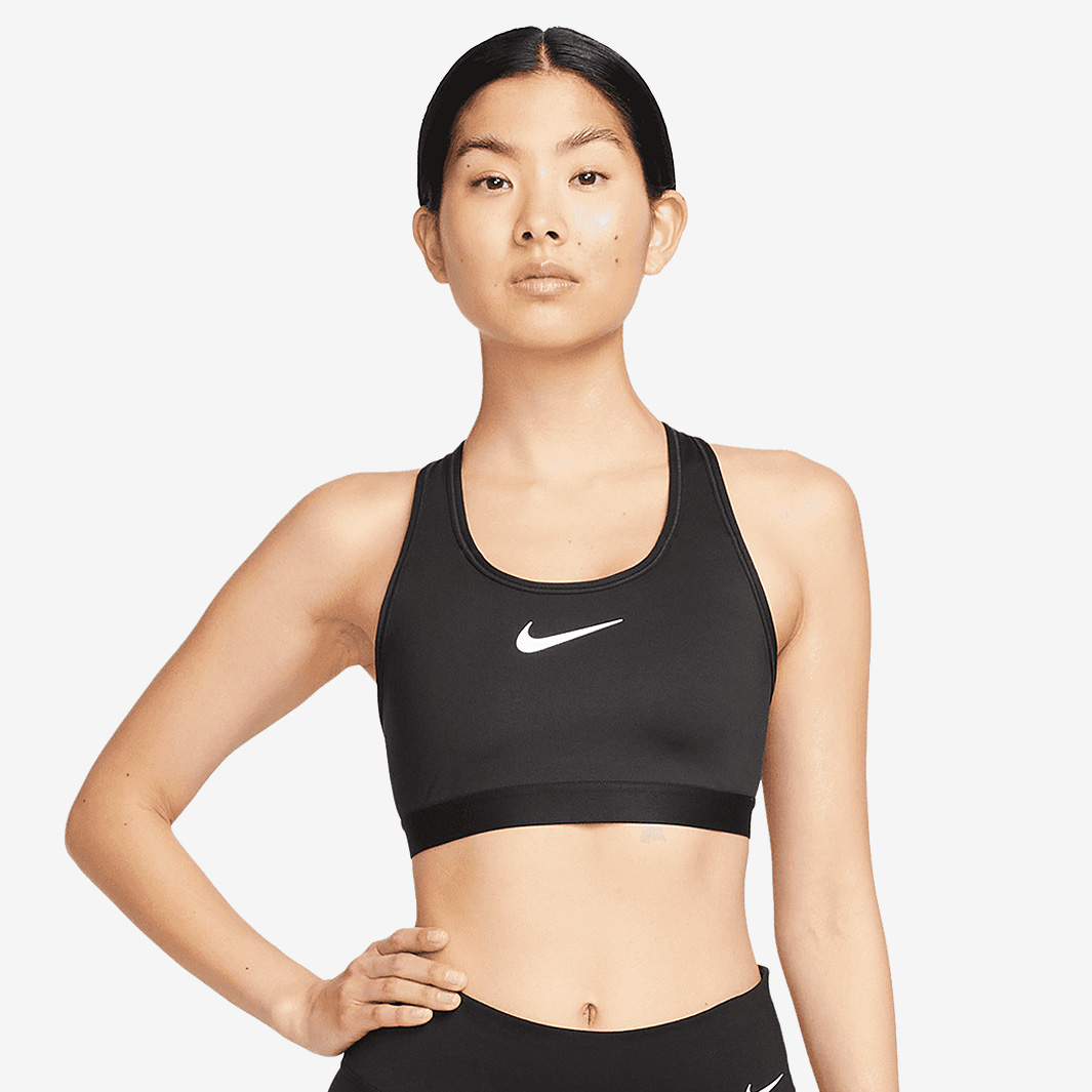Nike Womens Swoosh High Support Adjustable Sports Bra Black