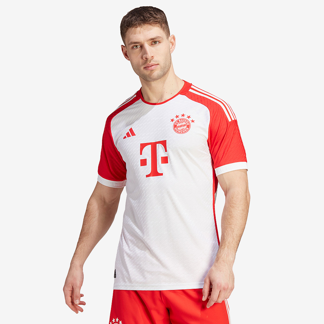 Adidas Bayern Munich 23 24 Authentic Home Shirt White