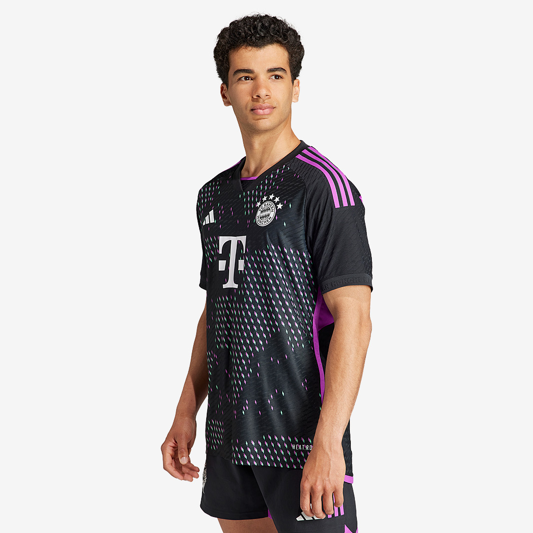 Adidas Bayern Munich 23 24 Authentic Away Shirt Black