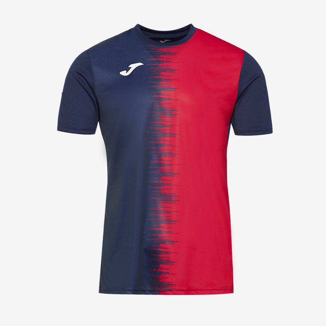Joma City Ii Ss Shirt Navy