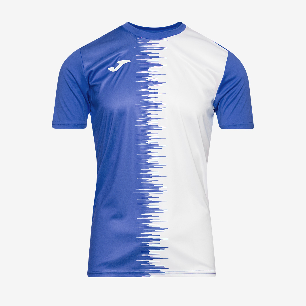 Joma City Ii Ss Shirt Blue
